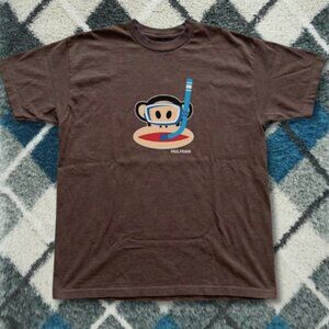 Brown Paul Frank Julius Snorkel Graphic Tee – Cartoon Monkey Shirt